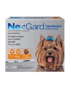 Antipulgas Nexgard Cães de 2 á 4Kg 1 Tablete 