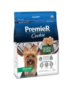 Biscoito Cookie Premier Coco e Aveia Cães Adultos Raças Pequenas 250g 
