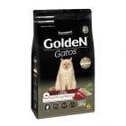 Ração Golden Gatos Castrados Adultos Carne 3,0 Kg